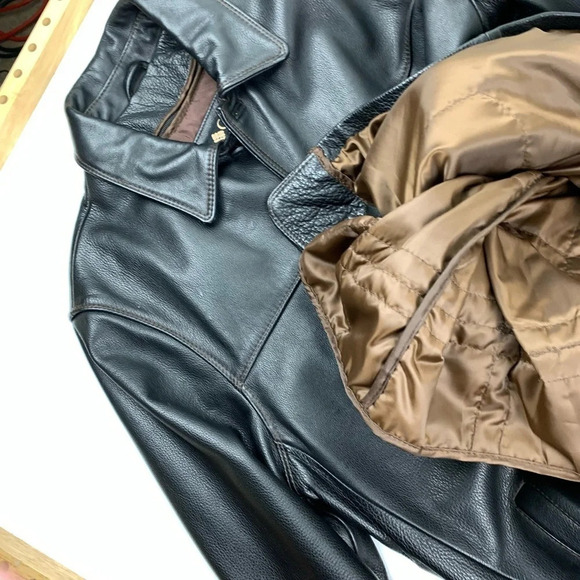 MEN'S Columbia Sportswear Company Leather Chore Coat  size Medium - Picture 5 of 10